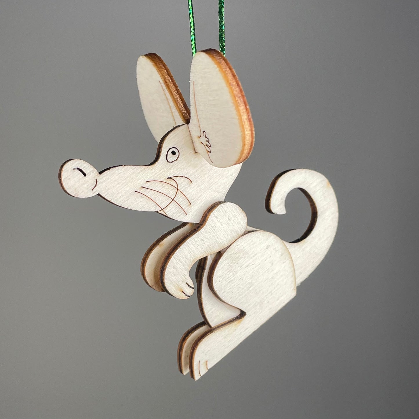Mouse Bauble - Handmade Ornament by Curious Rabbit ® - Curious Rabbit