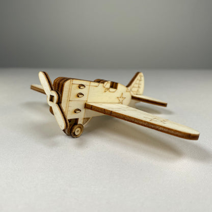 Plane Decoration - Handmade Christmas Ornament by Curious Rabbit ® - Curious Rabbit
