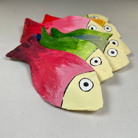 Colourful Fish Bauble - Handmade Christmas Ornament by Curious Rabbit ®