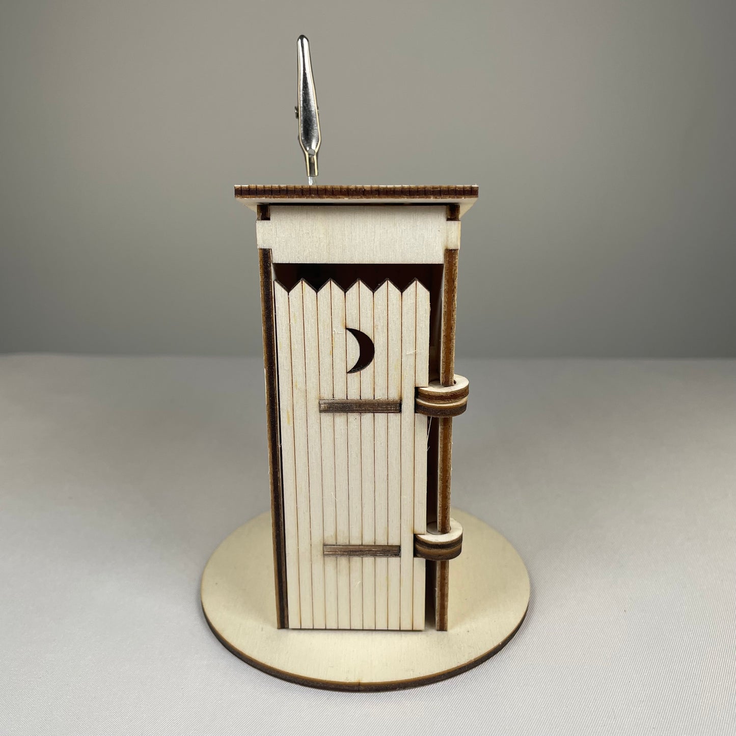 Outhouse WC Toilet - Flat Pack Model Kit by Curious Rabbit ® - Curious Rabbit