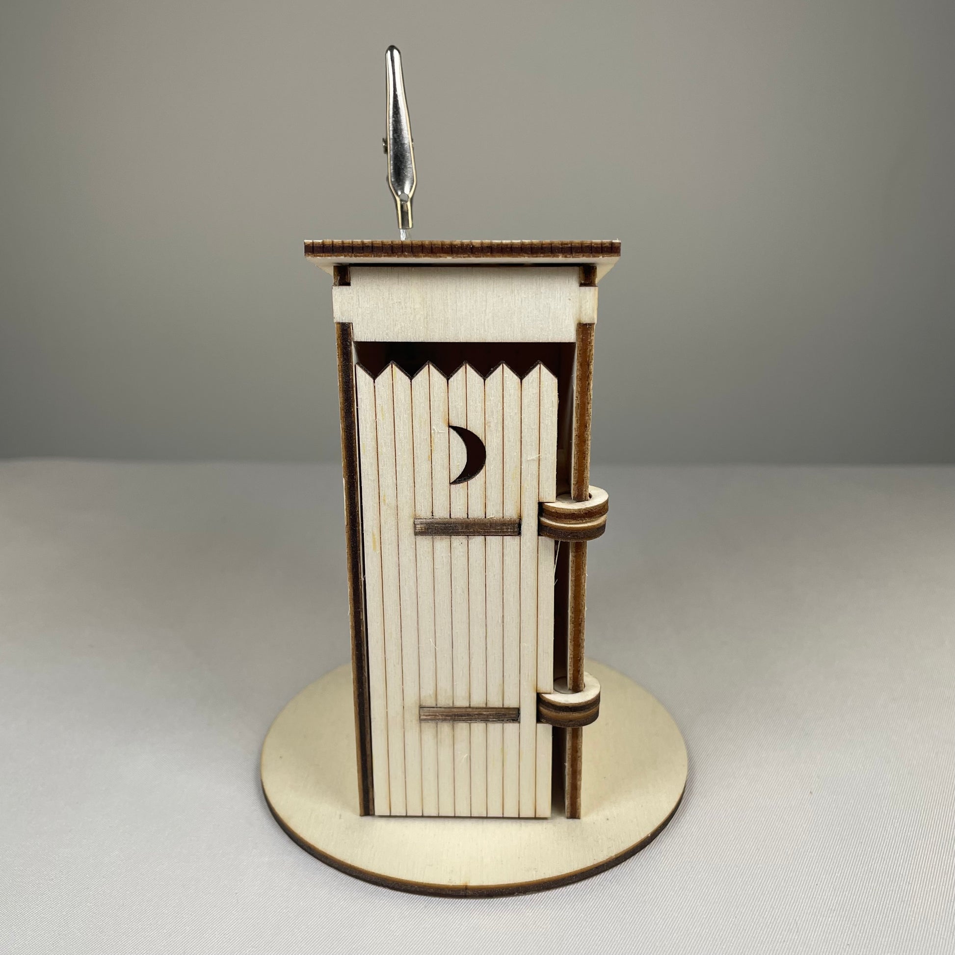 Outhouse WC Toilet - Flat Pack Model Kit by Curious Rabbit ® - Curious Rabbit