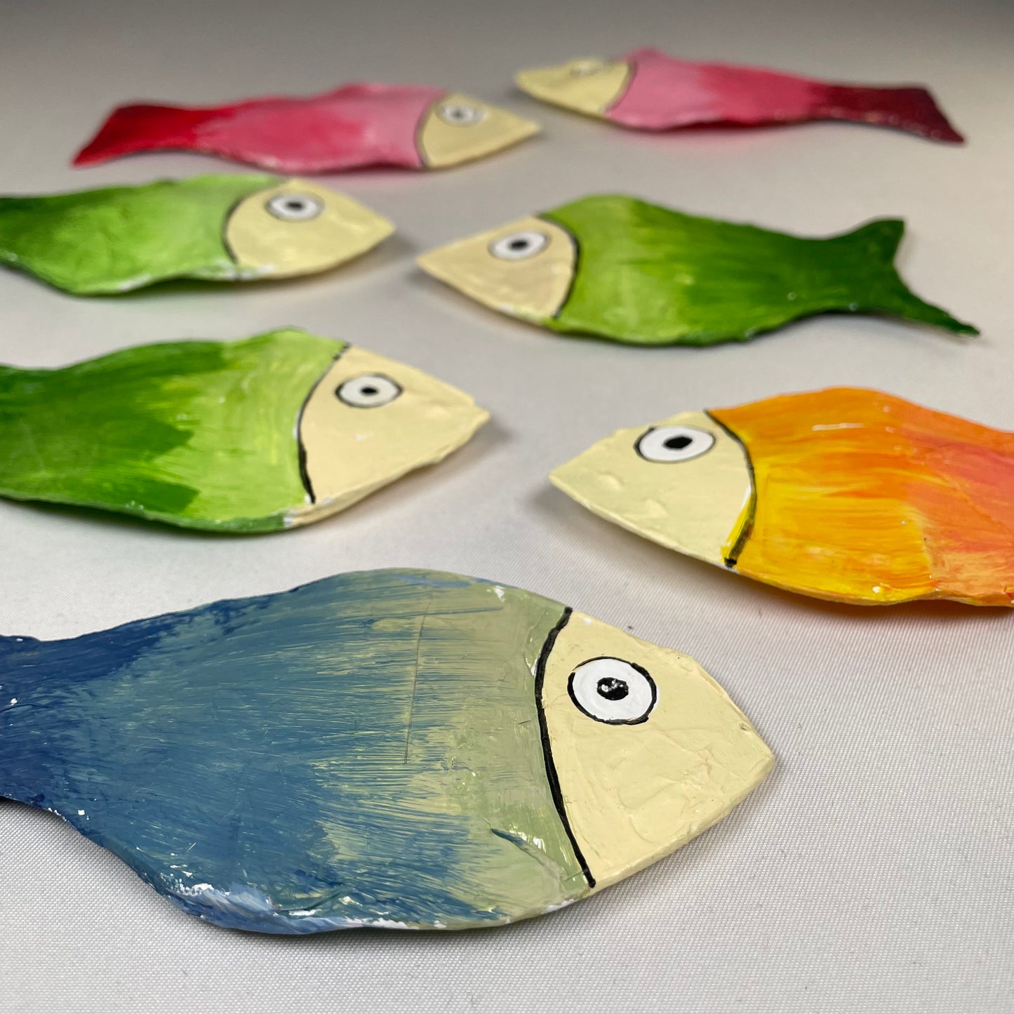 Colourful Fish Bauble - Handmade Christmas Ornament by Curious Rabbit ®