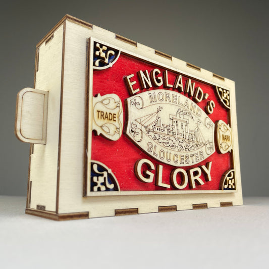 Matchbox (England Glory) - Flat Pack Model Kit by Curious Rabbit ® - Curious Rabbit