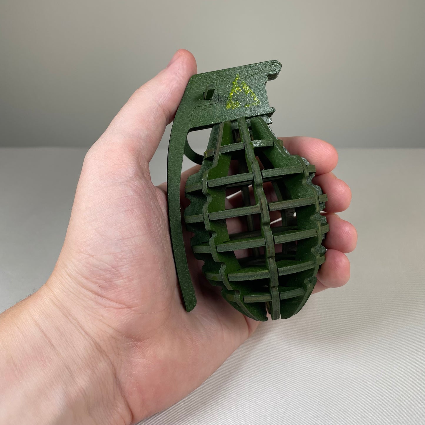 Prop Mk 2 Grenade  - Flat Pack Model Kit by Curious Rabbit ®