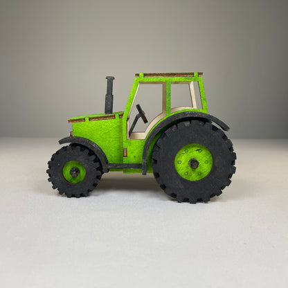 Tractor Puzzle - Flat Pack Model Kit by Curious Rabbit ®