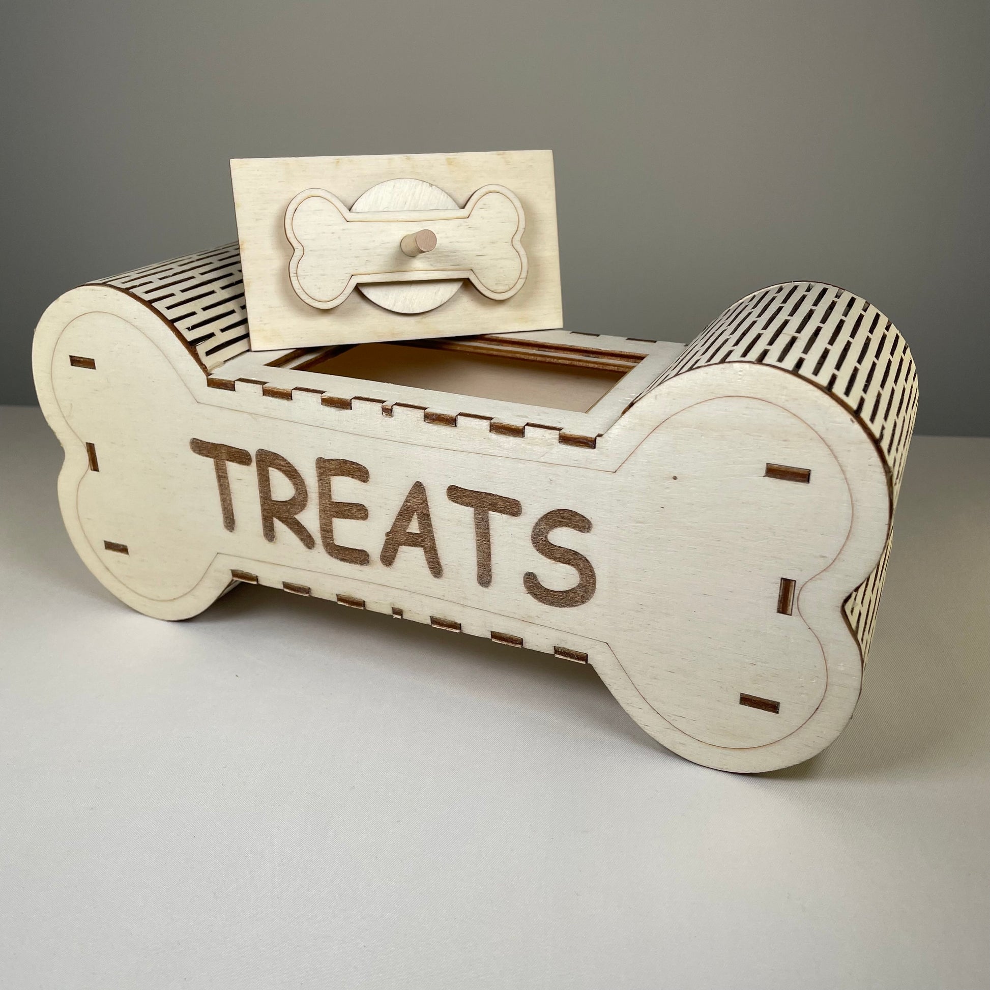 Dog Treat Box - Flat Pack Model Kit By Curious Rabbit ® - Curious Rabbit