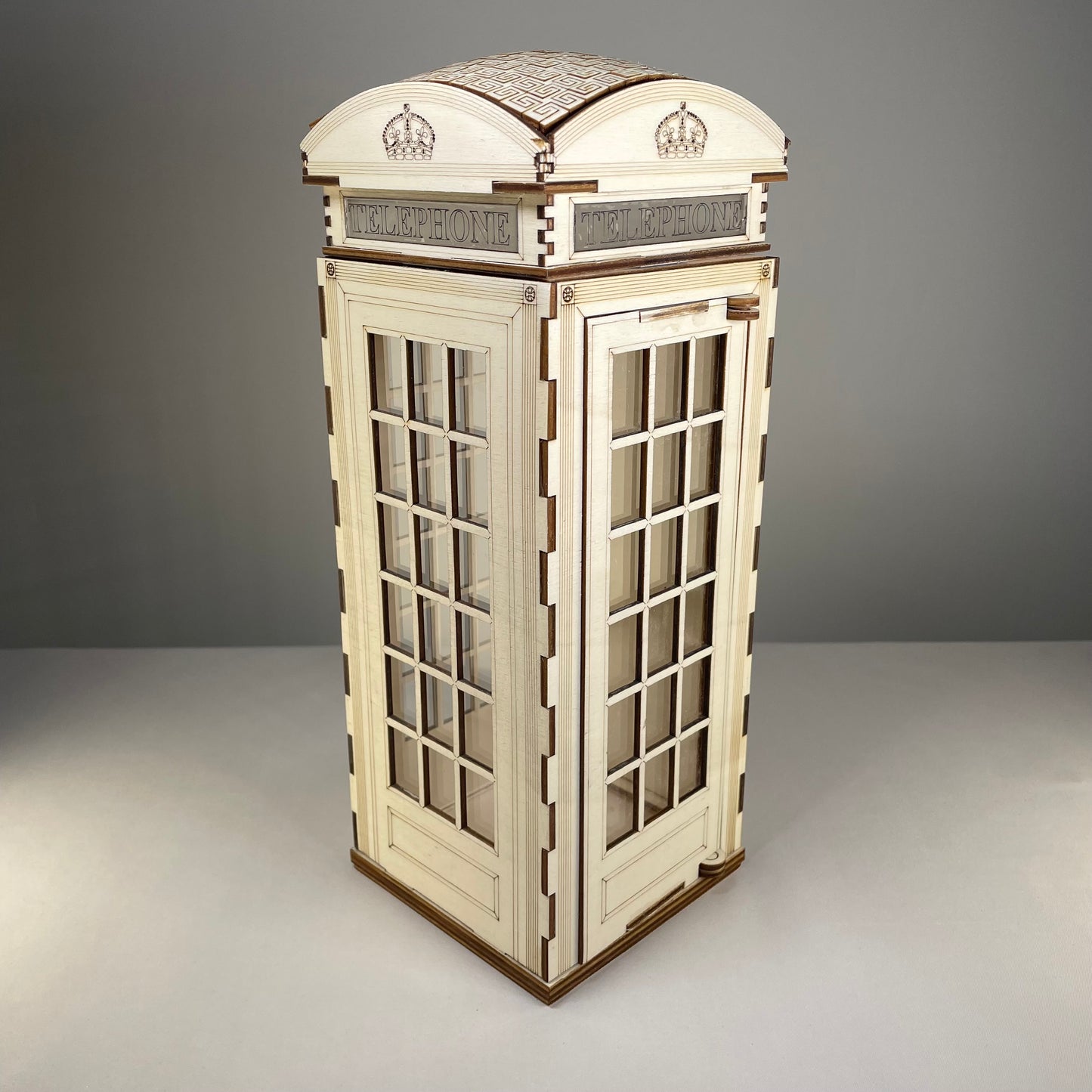 Telephone Box Lamp - Flat Pack Model Kit by Curious Rabbit ® - Curious Rabbit
