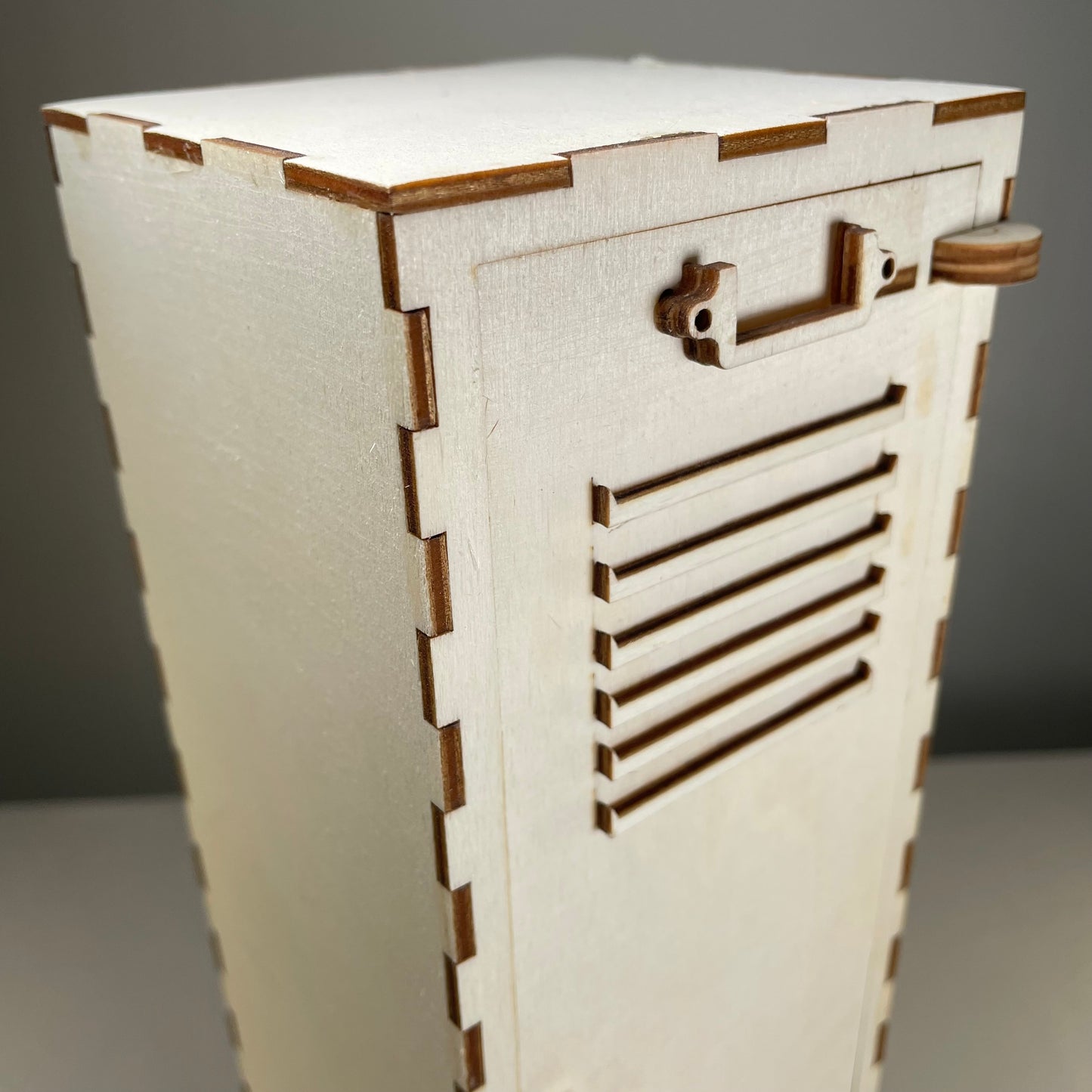 School Locker - Flat Pack Model Kit By Curious Rabbit ®