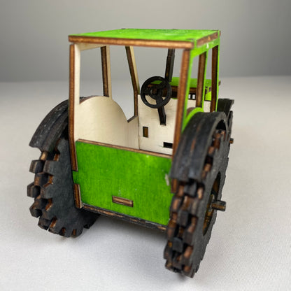 Tractor Puzzle - Flat Pack Model Kit by Curious Rabbit ®