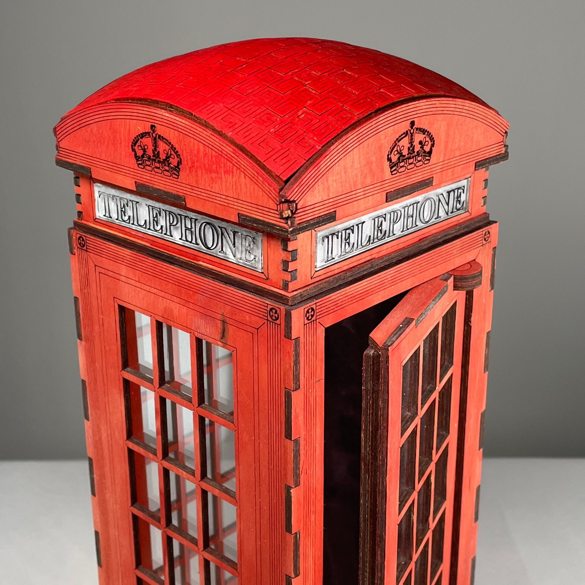 Telephone Box Lamp - Flatpack Model Kit by Curious Rabbit ® - Curious Rabbit