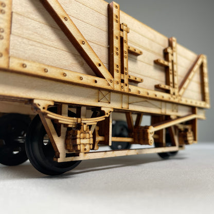 Railway Train Wagon - Flatpack Model Kit by Curious Rabbit ® - Curious Rabbit