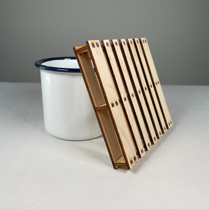 Pallet Coaster - Handmade Tableware by Curious Rabbit ® - Curious Rabbit