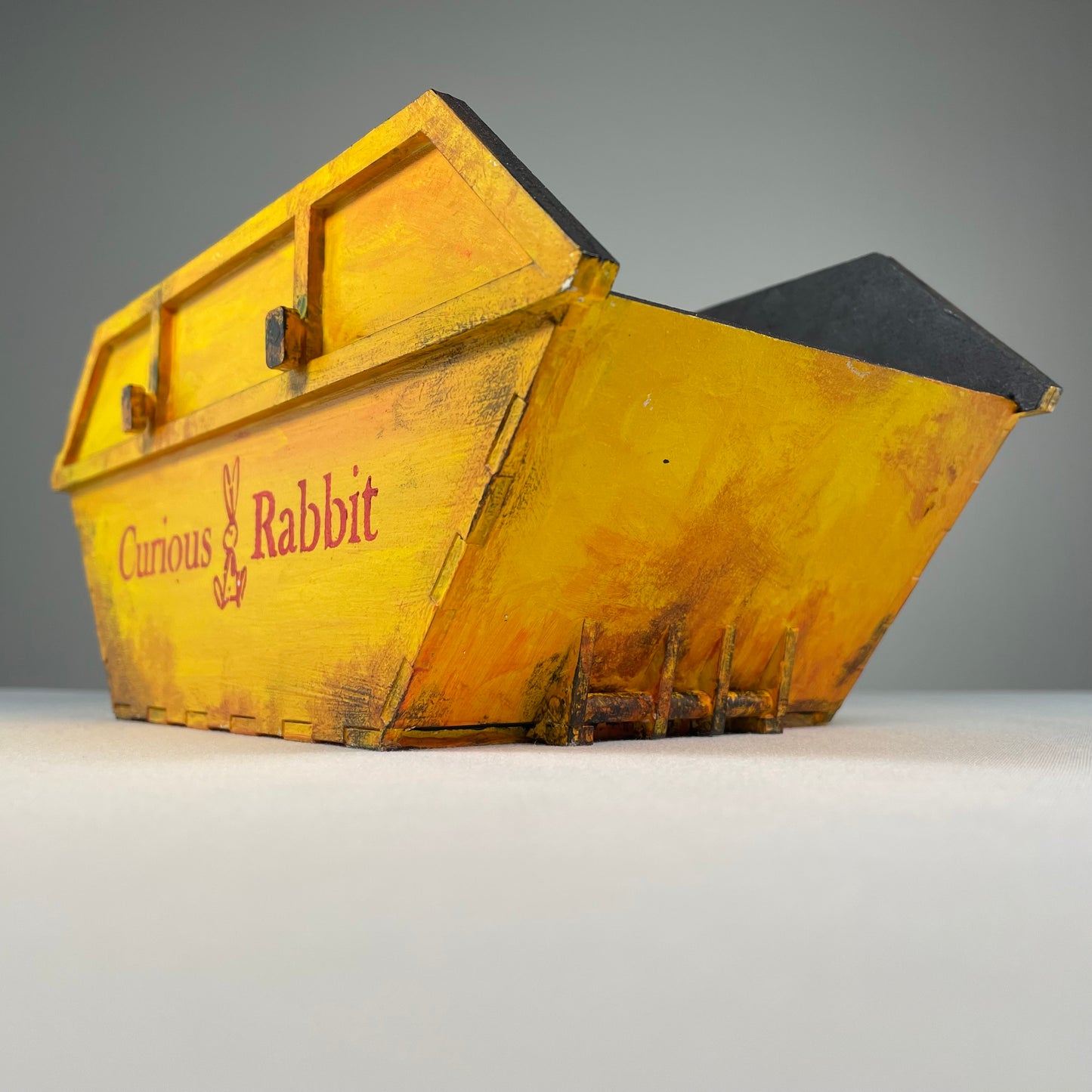 Skip Waste Container - Flatpack Model Kit by Curious Rabbit ® - Curious Rabbit