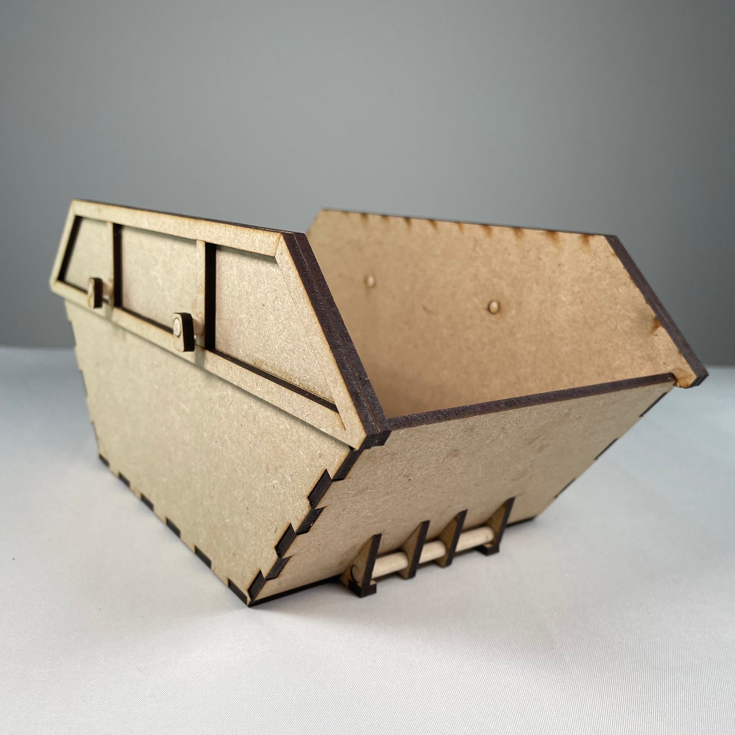 Skip Waste Container - Flatpack Model Kit by Curious Rabbit ® - Curious Rabbit