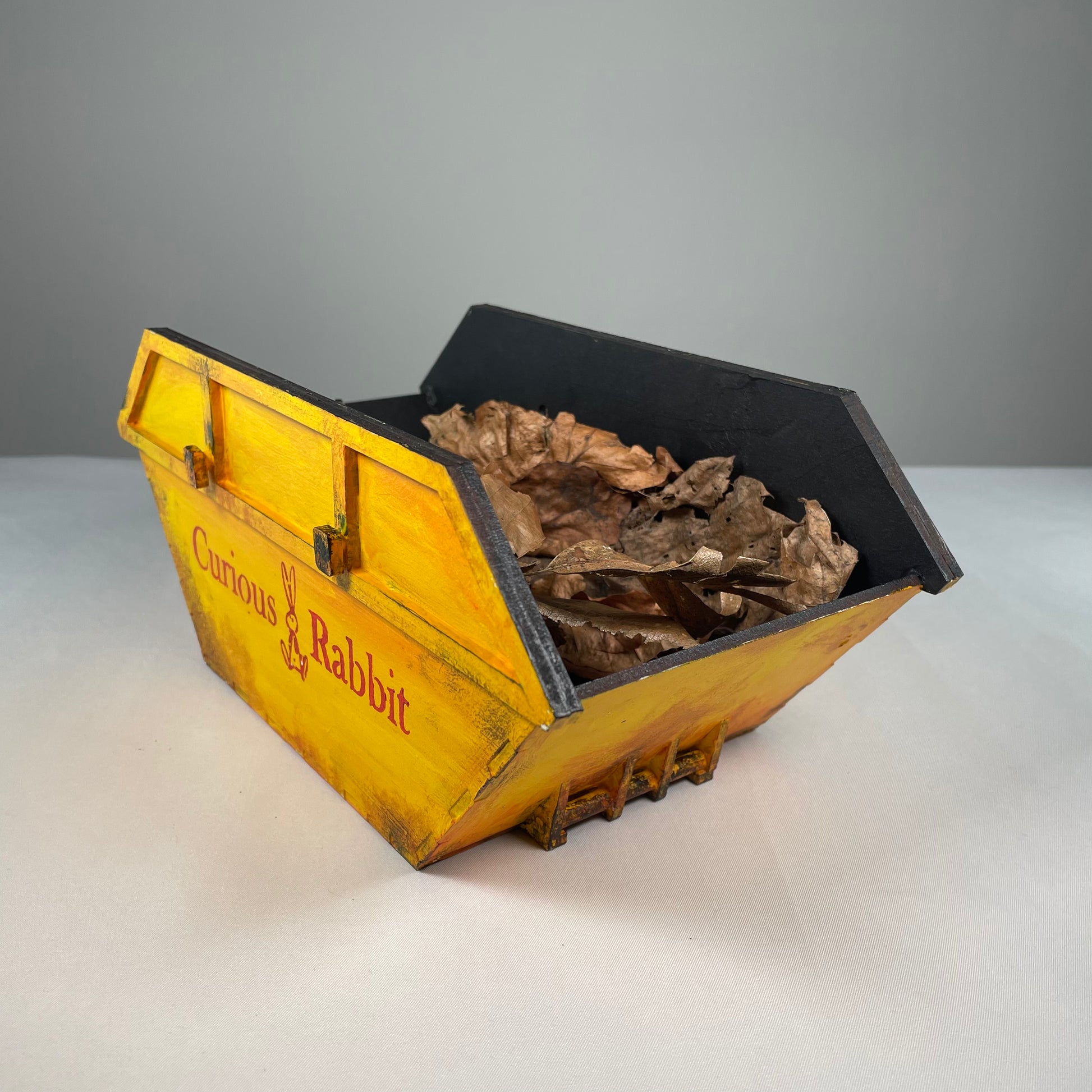 Skip Waste Container - Flatpack Model Kit by Curious Rabbit ® - Curious Rabbit