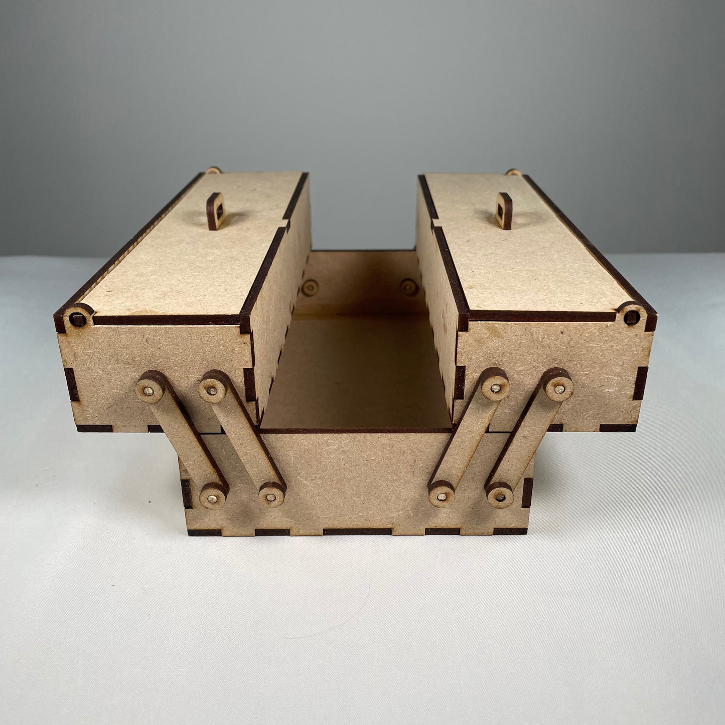 Small Two Tier Toolbox - Flatpack Model Kit by Curious Rabbit ® - Curious Rabbit