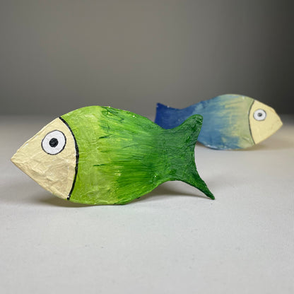 Colourful Fish Bauble - Handmade Christmas Ornament by Curious Rabbit ®