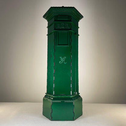 Penfold Pillar Post Box - Flat Pack Model Kit by Curious Rabbit ®