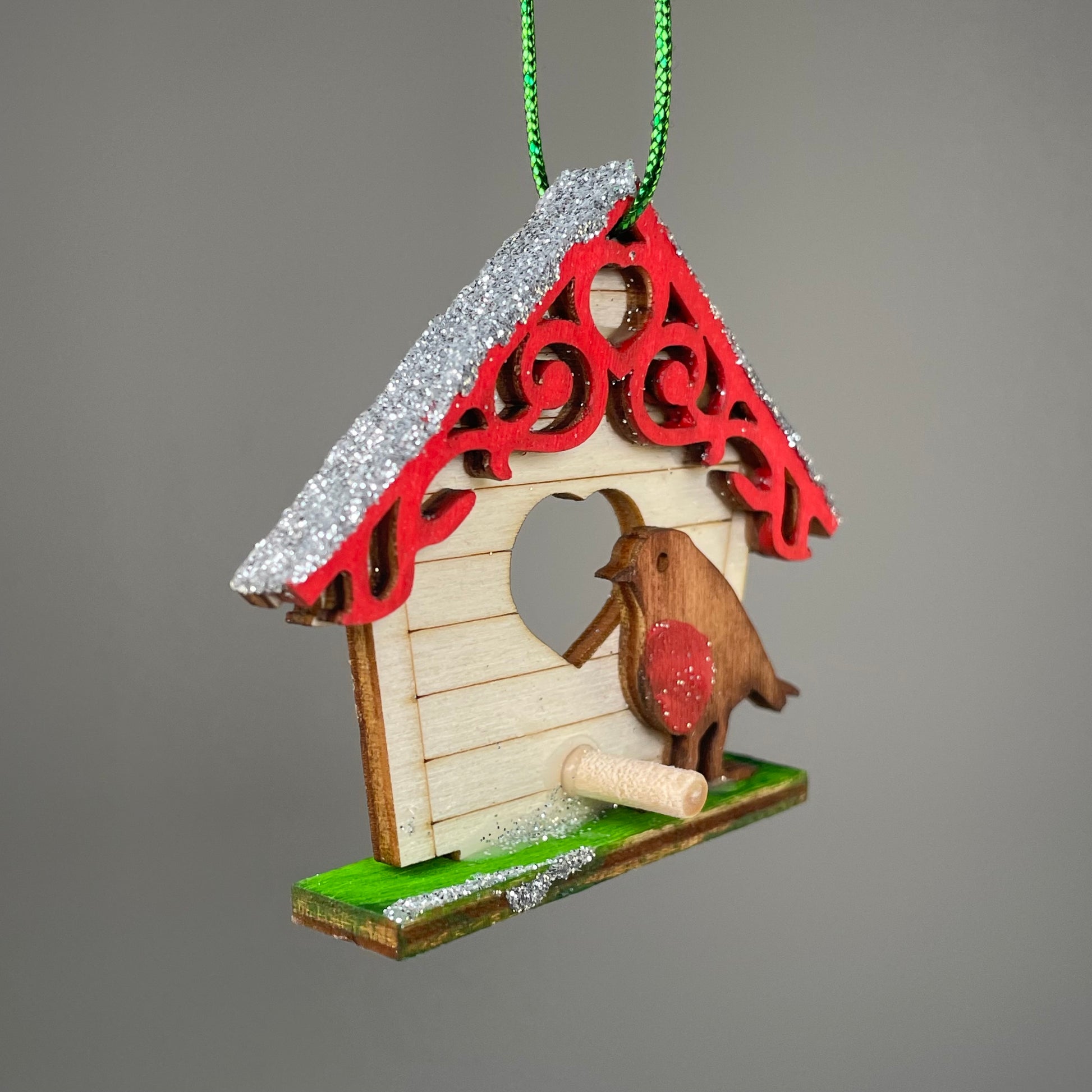 Birdhouse Bauble - Handmade Christmas Ornament by Curious Rabbit ® - Curious Rabbit