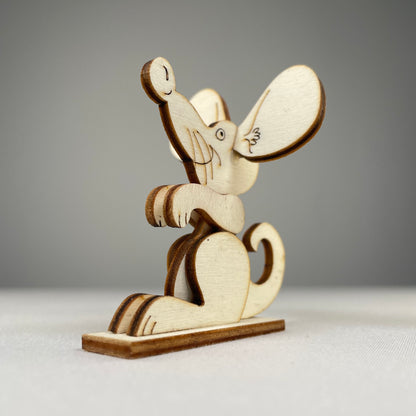 Mouse Ornament - Handmade Ornament by Curious Rabbit ® - Curious Rabbit