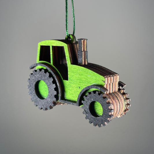 Tractor Bauble - Handmade Ornament by Curious Rabbit ® - Curious Rabbit