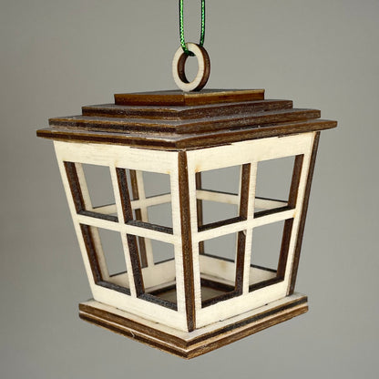 Victorian Christmas Lantern Bauble - Handmade Christmas Ornament by Curious Rabbit ® - Curious Rabbit