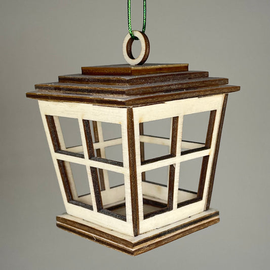 Victorian Christmas Lantern Bauble - Handmade Christmas Ornament by Curious Rabbit ® - Curious Rabbit