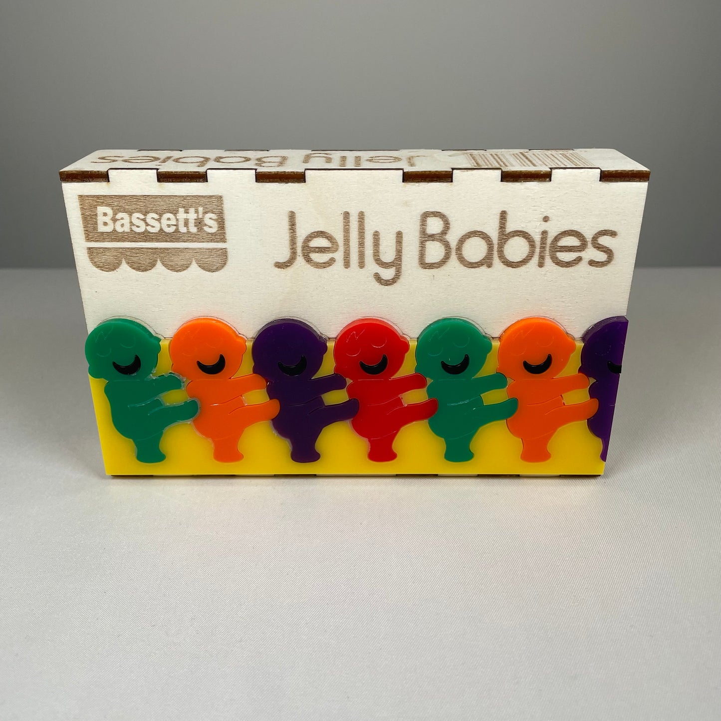 Jelly Babies Box - Flat Pack Model Kit by Curious Rabbit ® - Curious Rabbit