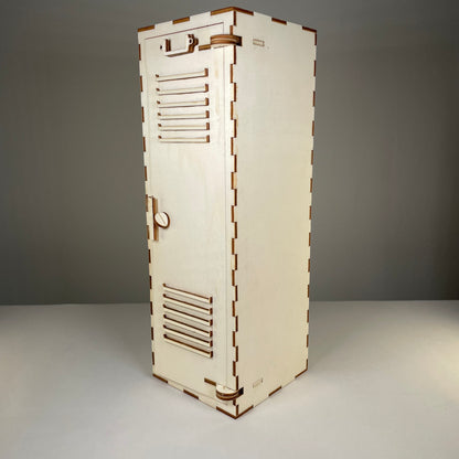 School Locker - Flat Pack Model Kit By Curious Rabbit ®