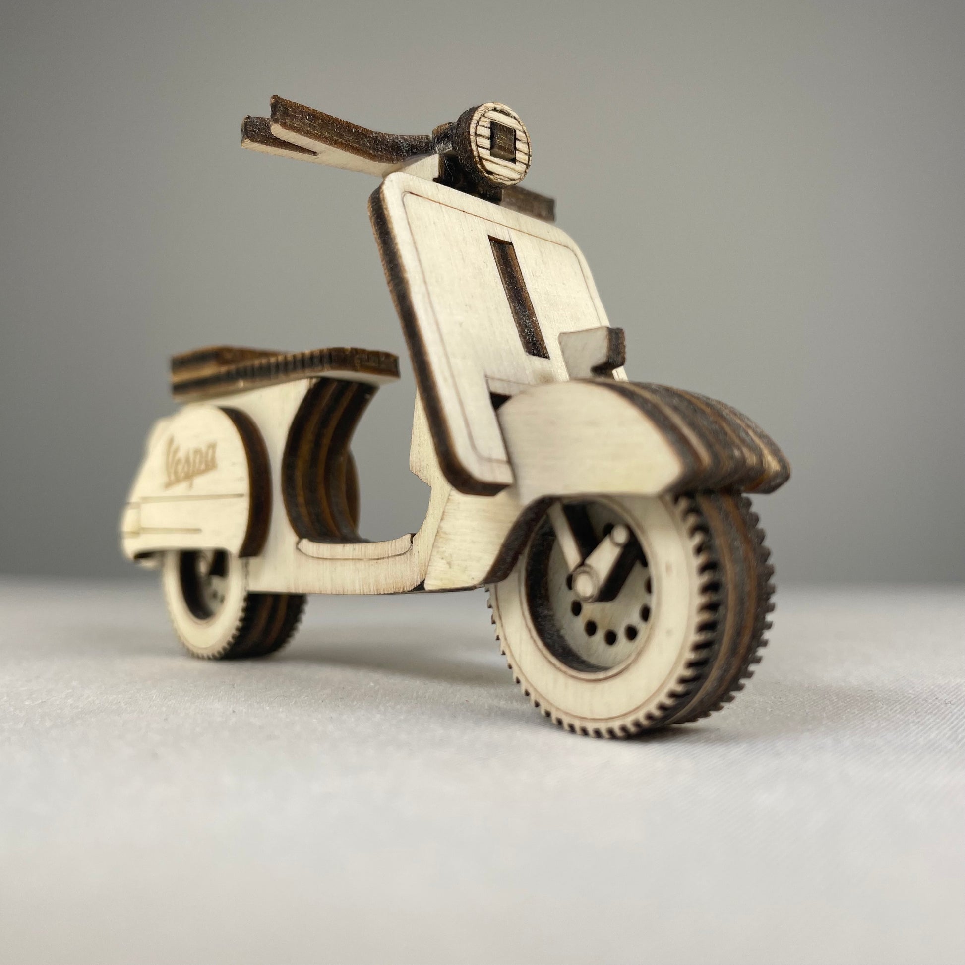 Vespa Ornmanent (Plain) - Handmade Ornament by Curious Rabbit ® - Curious Rabbit
