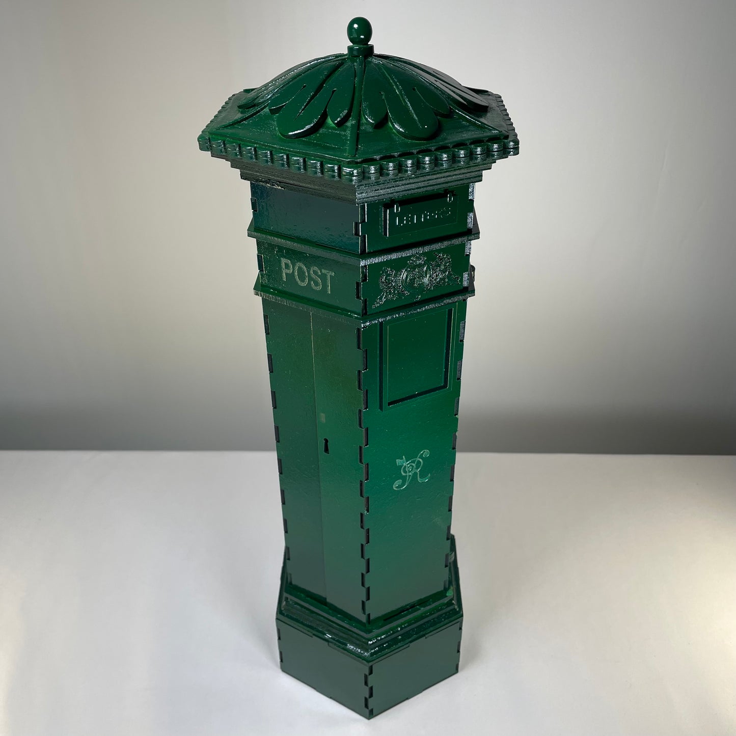 Penfold Pillar Post Box - Flat Pack Model Kit by Curious Rabbit ®