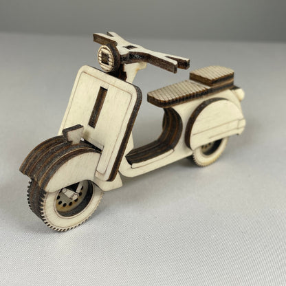 Vespa Ornmanent (Plain) - Handmade Ornament by Curious Rabbit ® - Curious Rabbit