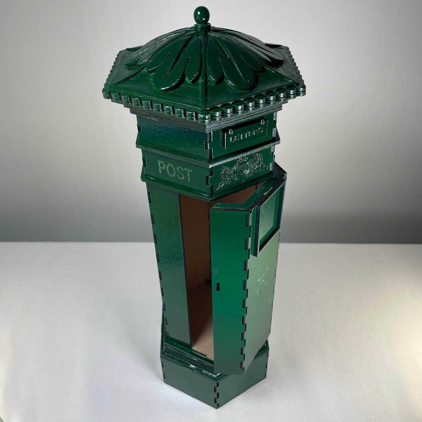Penfold Pillar Post Box - Flat Pack Model Kit by Curious Rabbit ®