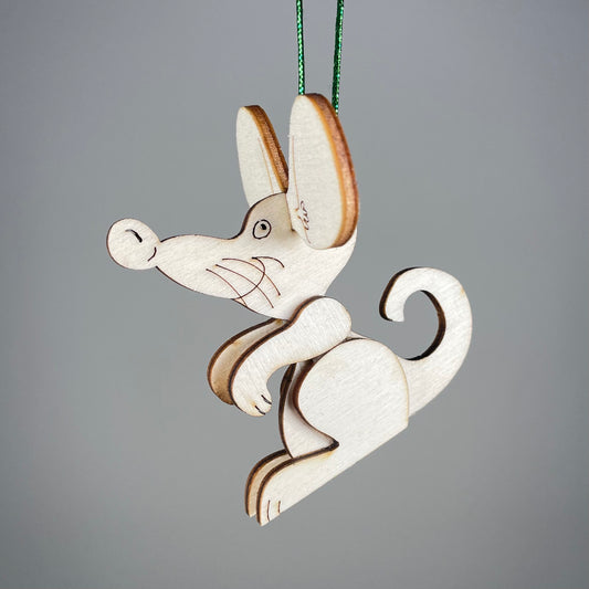 Mouse Bauble - Handmade Ornament by Curious Rabbit ® - Curious Rabbit
