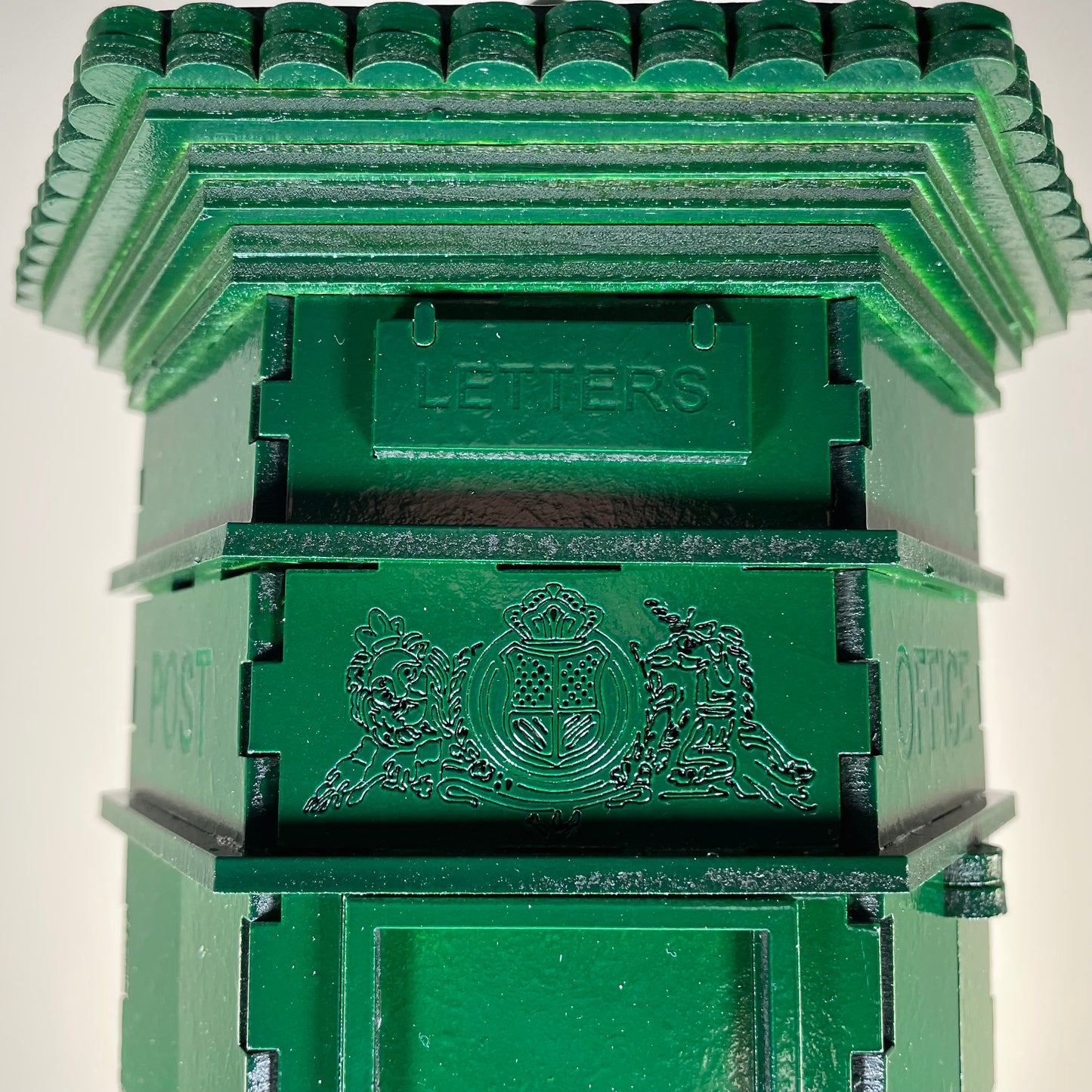 Penfold Pillar Post Box - Flat Pack Model Kit by Curious Rabbit ®