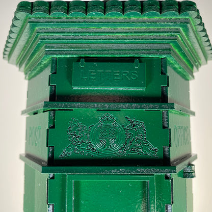 Penfold Pillar Post Box - Flat Pack Model Kit by Curious Rabbit ®