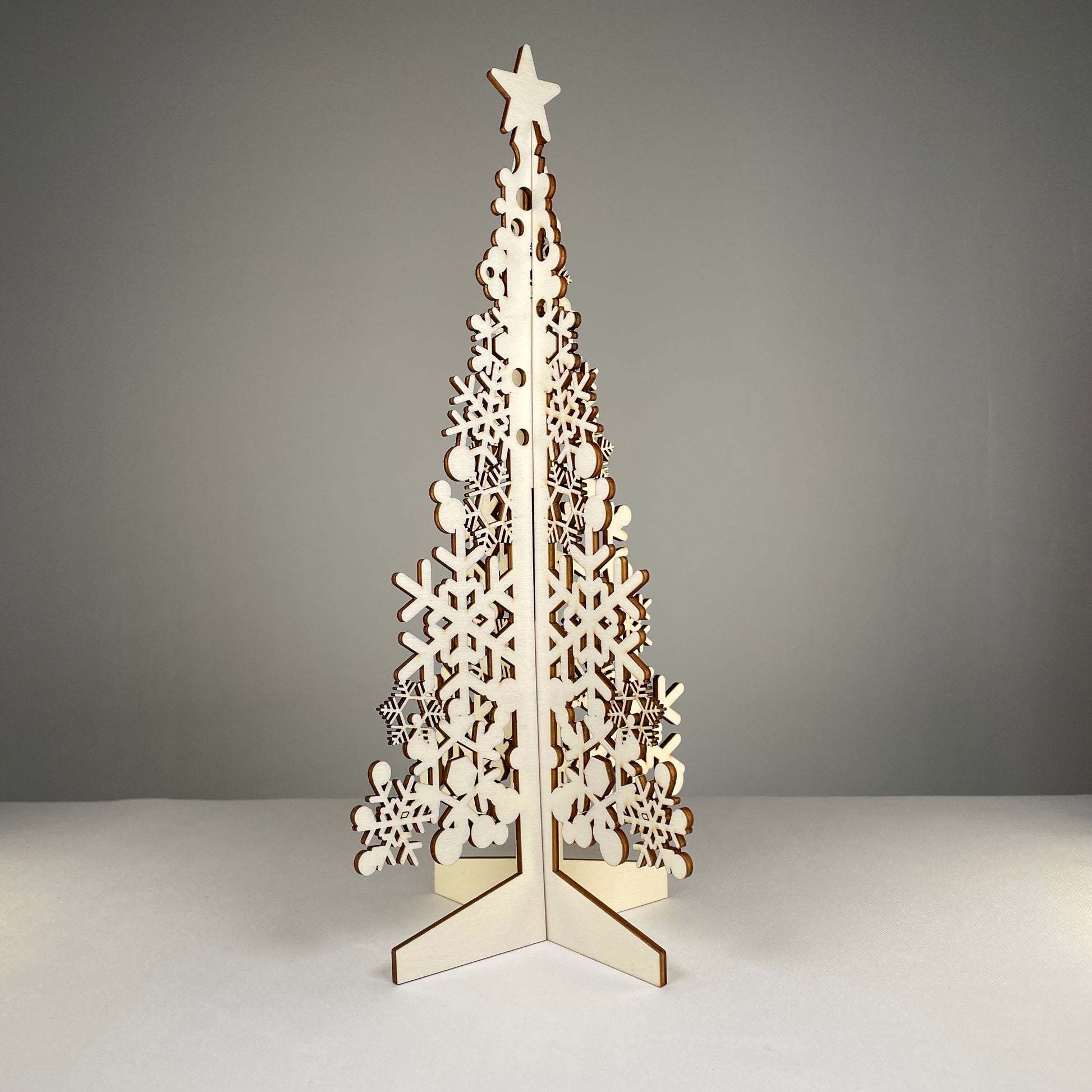 Christmas Tree #3 Kit - Flat Pack Model Kit by Curious Rabbit ® - Curious Rabbit