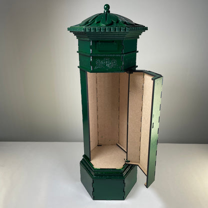 Penfold Pillar Post Box - Flat Pack Model Kit by Curious Rabbit ®
