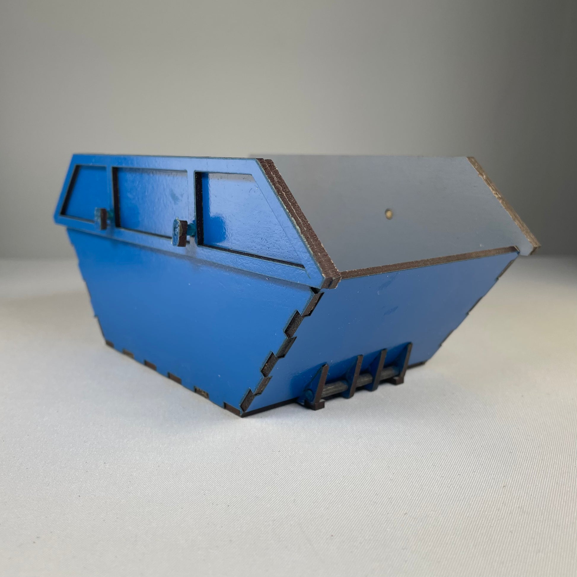 Skip Waste Container - Flat Pack Model Kit by Curious Rabbit ® - Curious Rabbit
