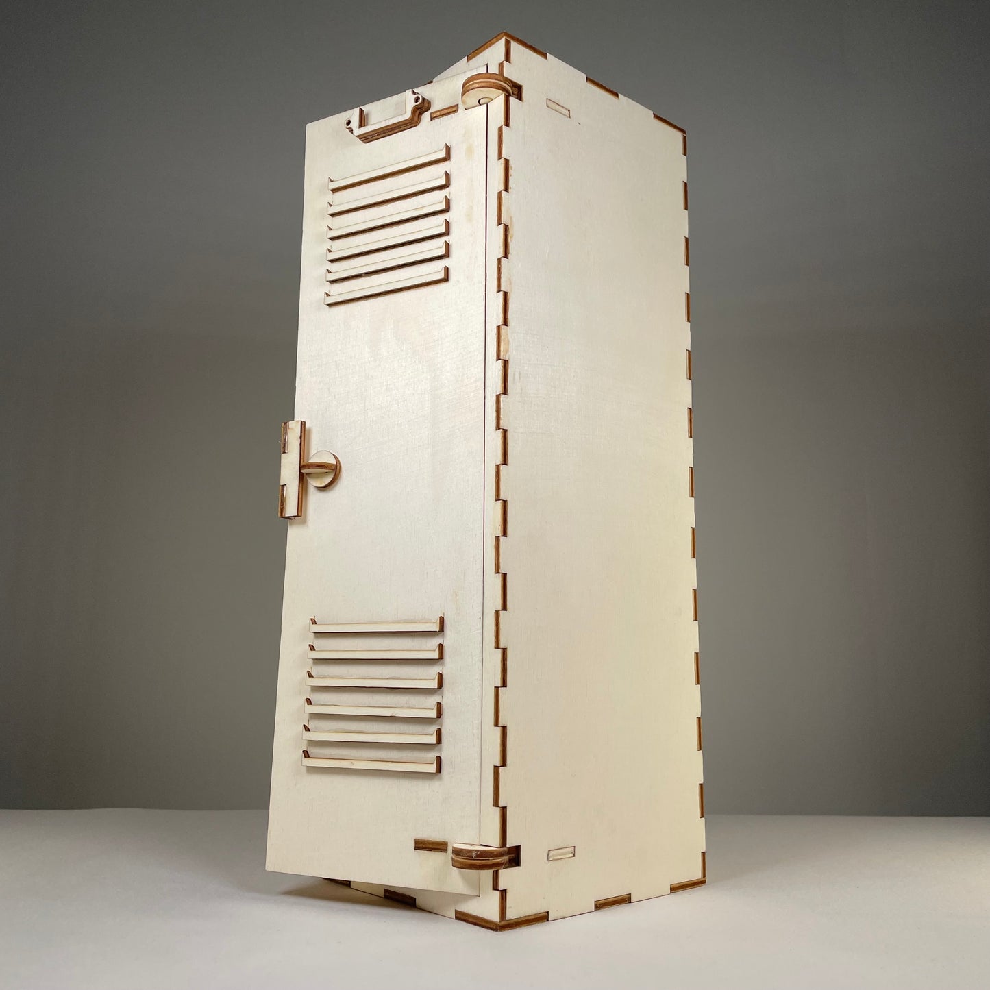 School Locker - Flat Pack Model Kit By Curious Rabbit ®