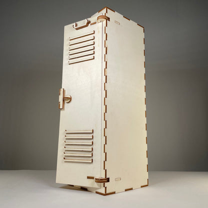 School Locker - Flat Pack Model Kit By Curious Rabbit ®