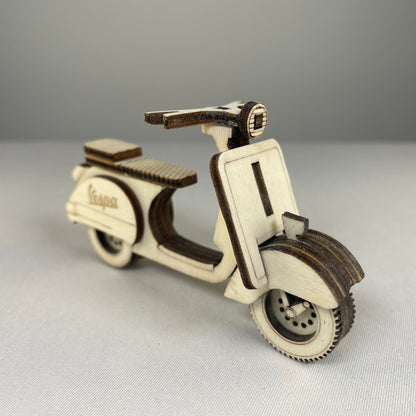 Vespa Ornmanent (Plain) - Handmade Ornament by Curious Rabbit ® - Curious Rabbit