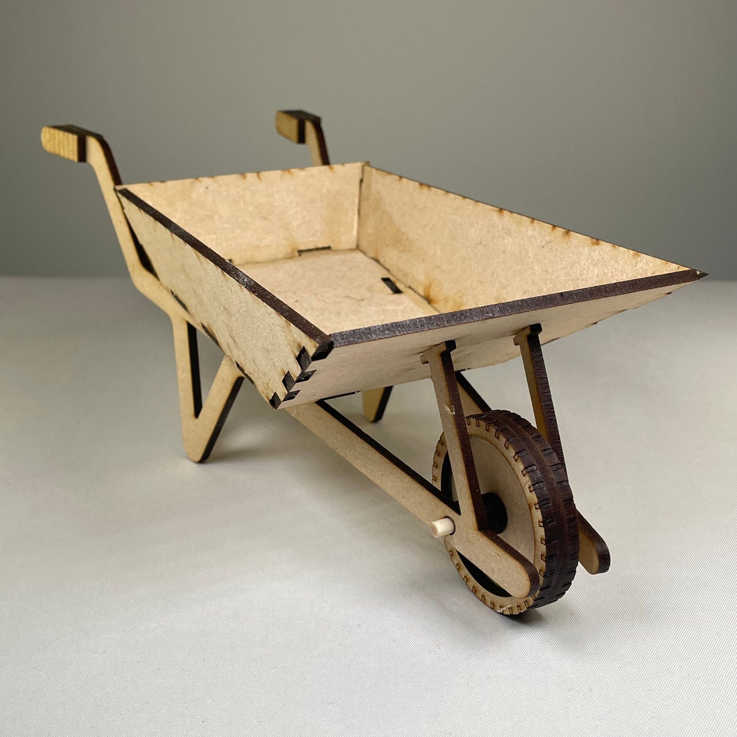Wheelbarrow Planter - Flat Pack Model Kit by Curious Rabbit ® - Curious Rabbit