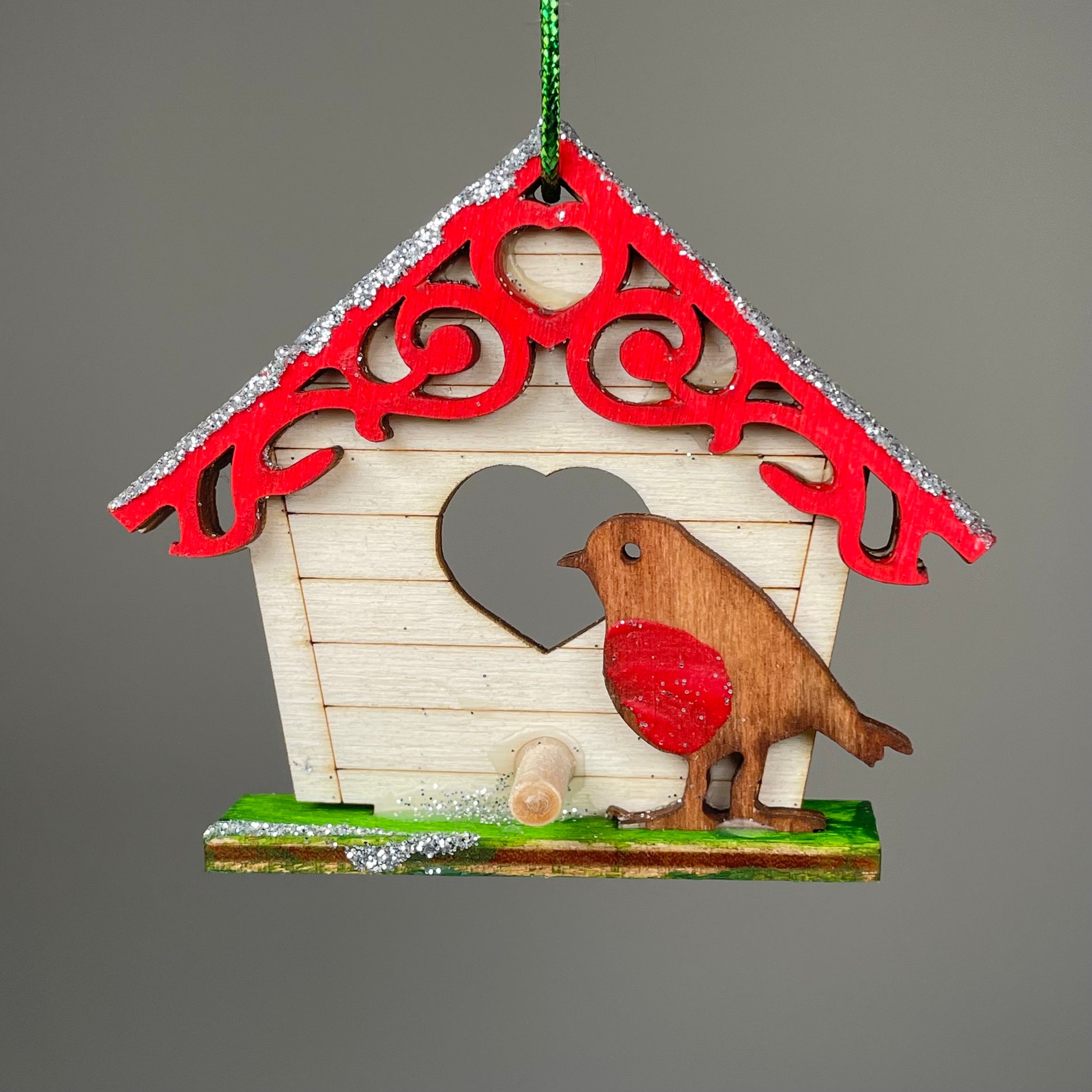 Birdhouse Bauble - Handmade Christmas Ornament by Curious Rabbit ® - Curious Rabbit