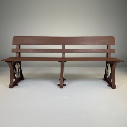 GWR Bench - Flat Pack Model Kit by Curious Rabbit ® - Curious Rabbit