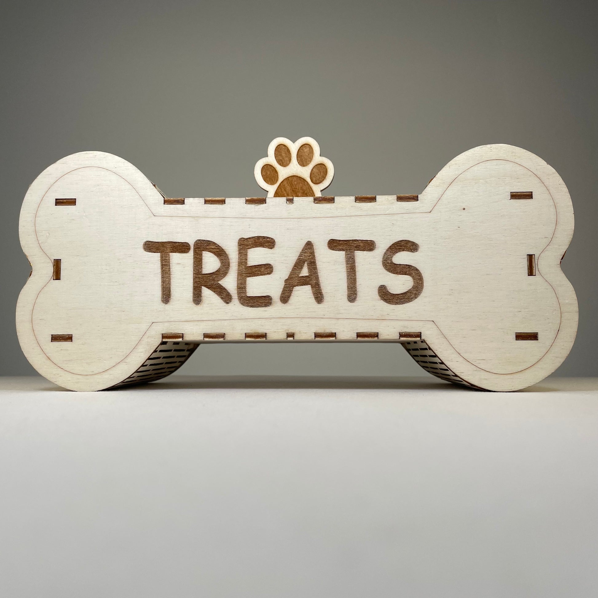 Dog Treat Box - Flat Pack Model Kit By Curious Rabbit ® - Curious Rabbit