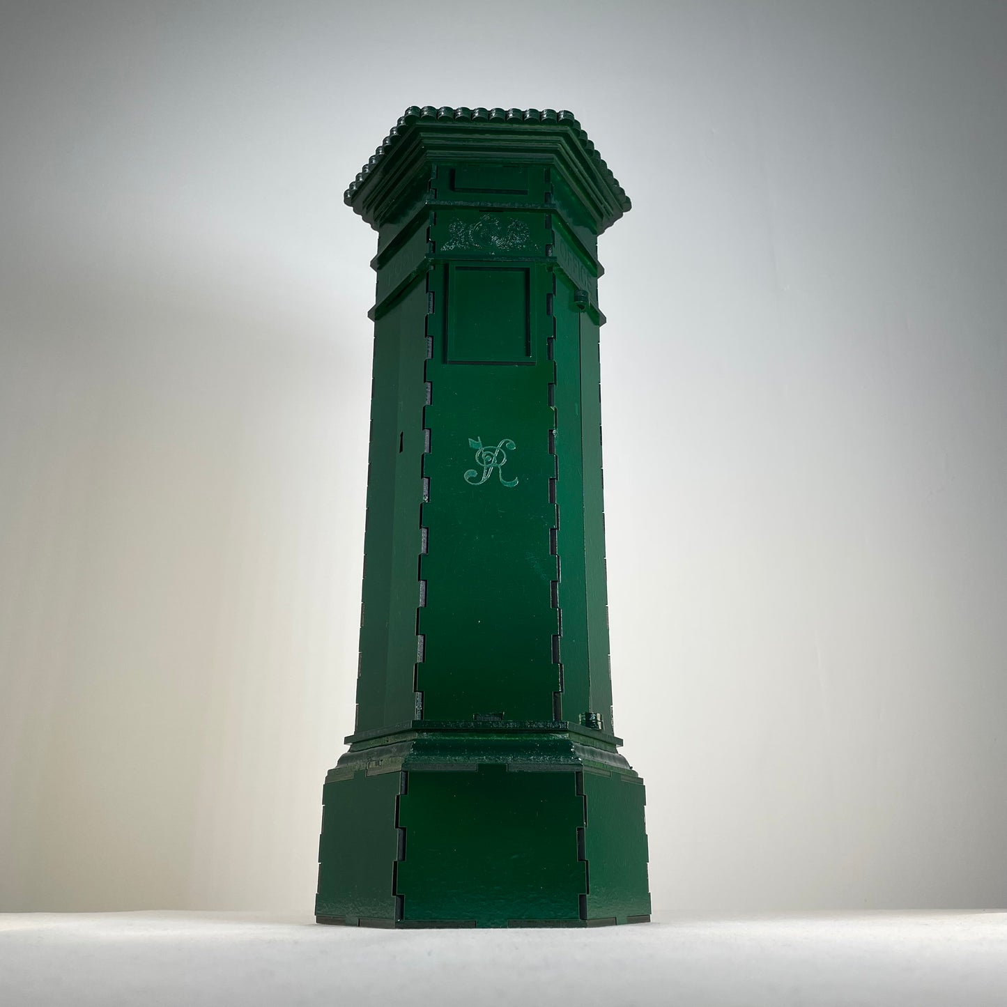 Penfold Pillar Post Box - Flat Pack Model Kit by Curious Rabbit ®