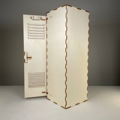 School Locker - Flat Pack Model Kit By Curious Rabbit ®