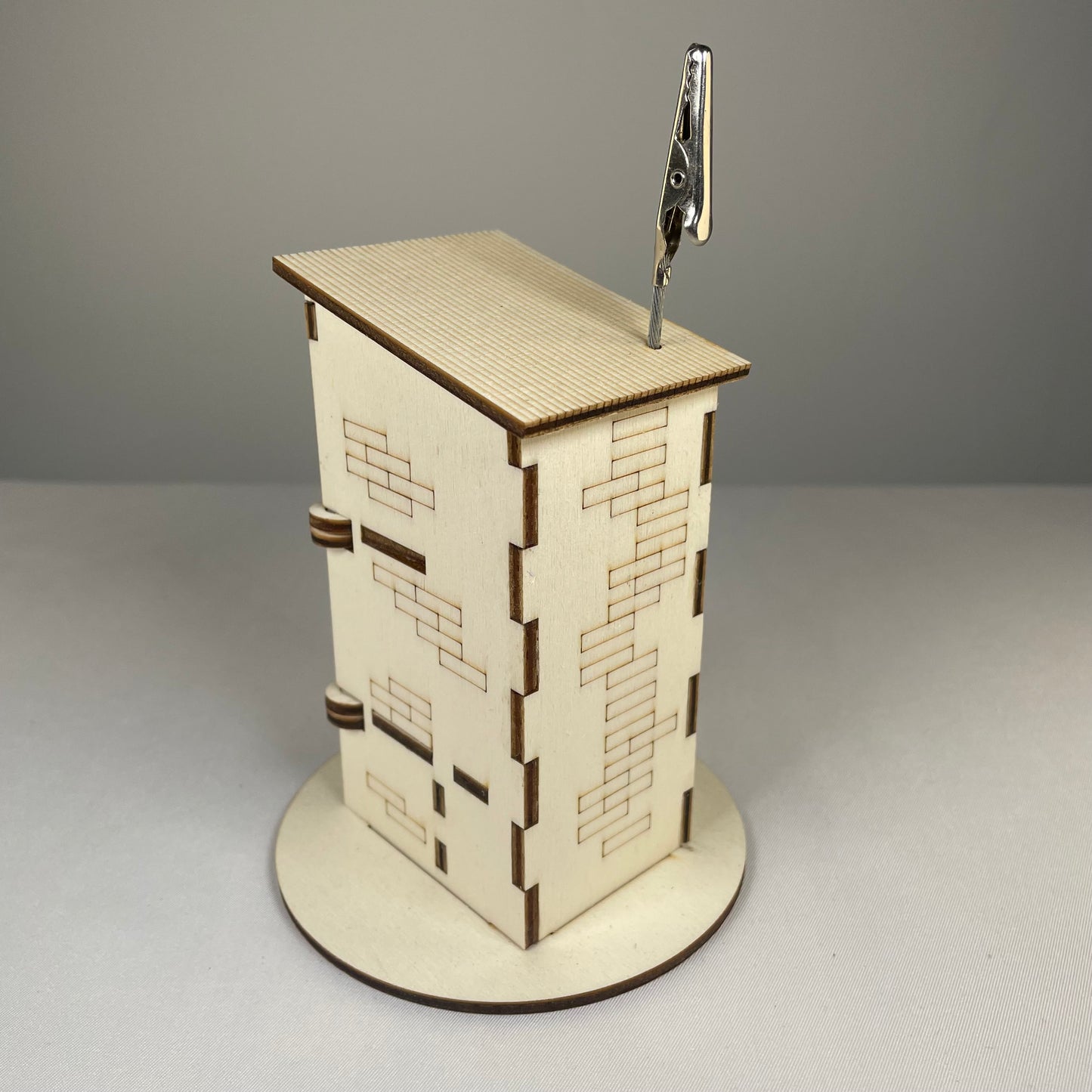 Outhouse WC Toilet - Flat Pack Model Kit by Curious Rabbit ® - Curious Rabbit