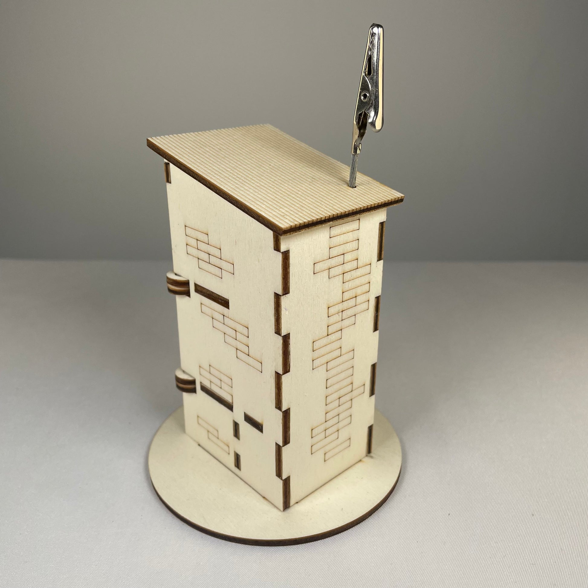 Outhouse WC Toilet - Flat Pack Model Kit by Curious Rabbit ® - Curious Rabbit